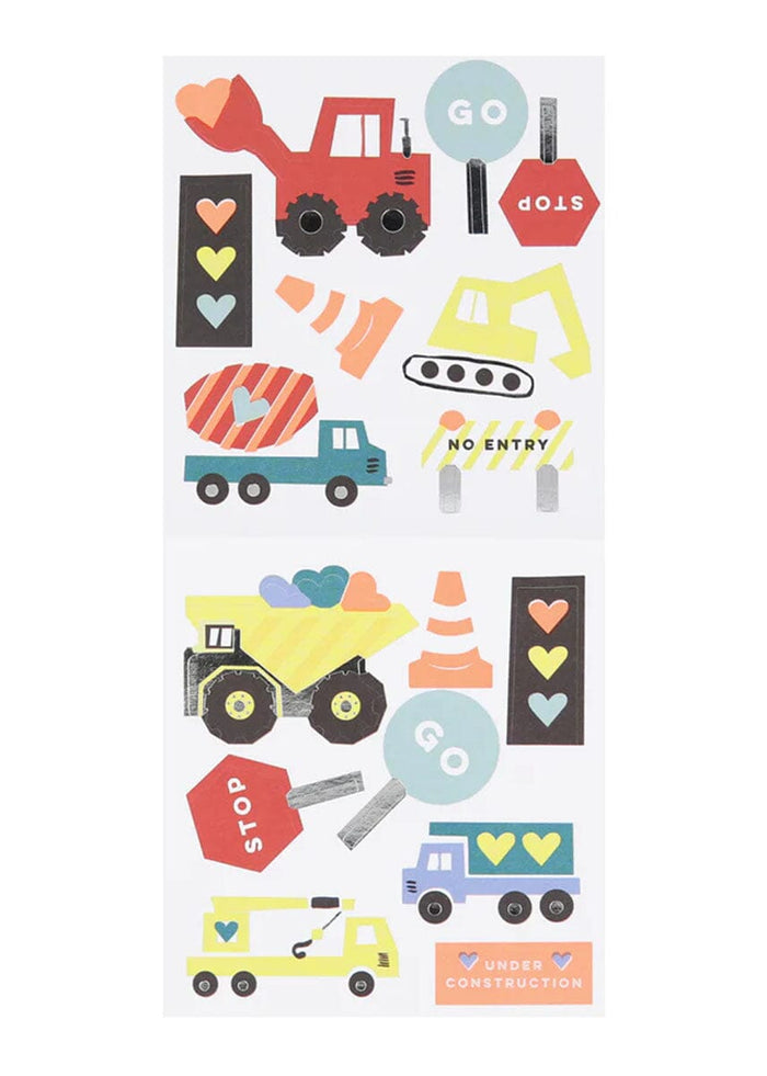 Truck Valentine's Cards & Sticker Set