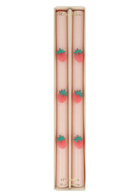 Strawberry Table Candles (Set of 2)