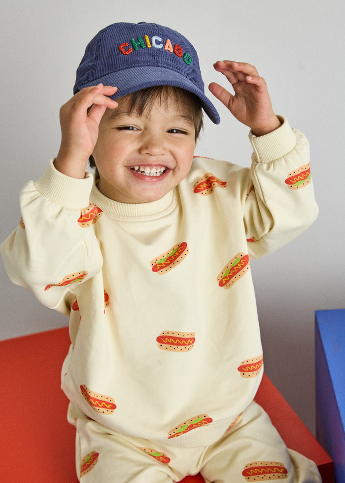 Toddler Sweet Home Chicago Dad Hat - Navy