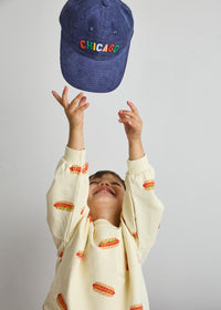 Toddler Sweet Home Chicago Dad Hat - Navy