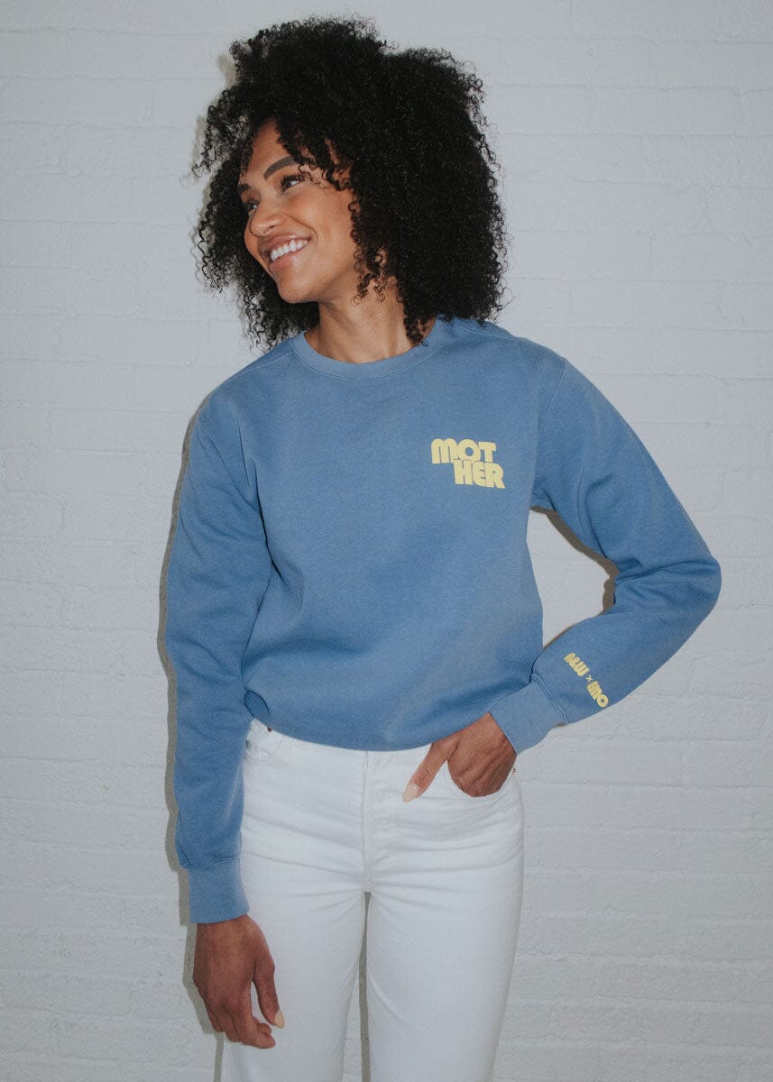 Mother Garment-Dyed Crewneck