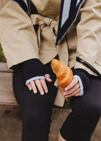 MAD HTR Wrist Warmers - Navy & Blue