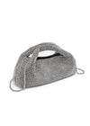 Joss Crystal Evening Bag - Silver