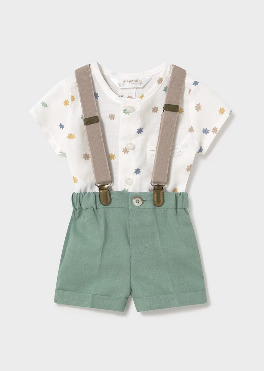 Camden Shorts & Shirt Set - Broccoli