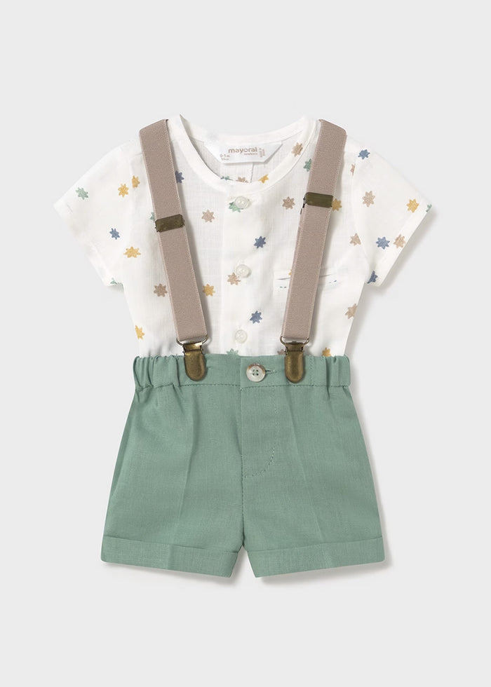 Camden Shorts & Shirt Set - Broccoli
