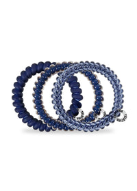 Small Hair Ties (Set Of 3) - Nightfall Navy