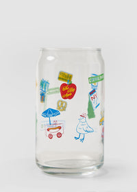 New York City Icons Can Glass
