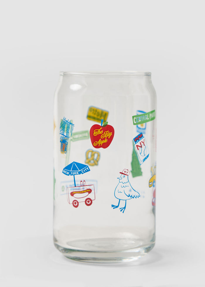 New York City Icons Can Glass