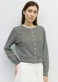 The Montana Cardigan - Black & White