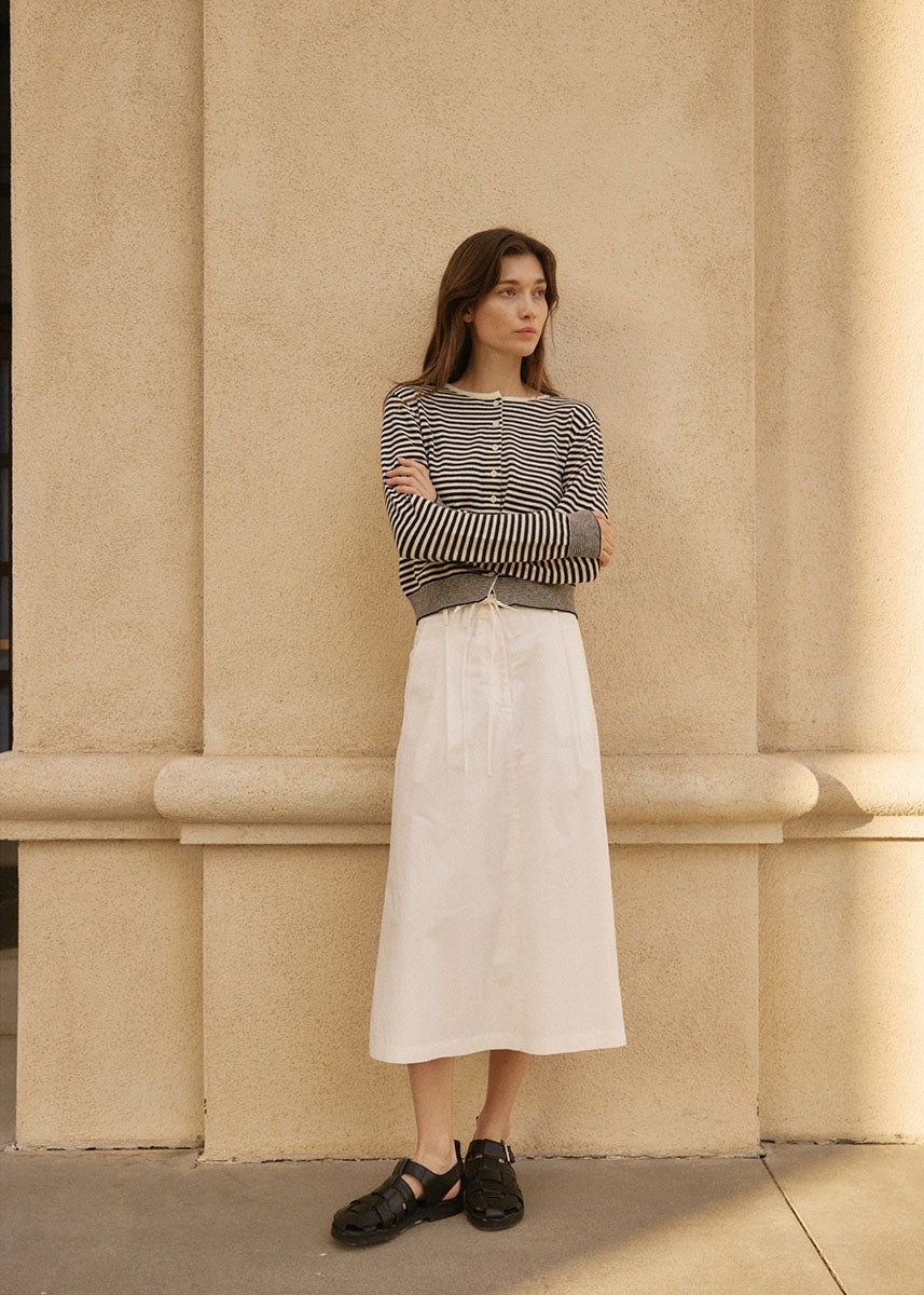 The Montana Cardigan - Black & White