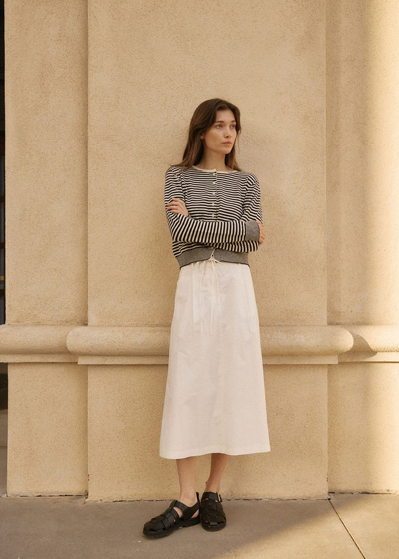 The Montana Cardigan - Black & White