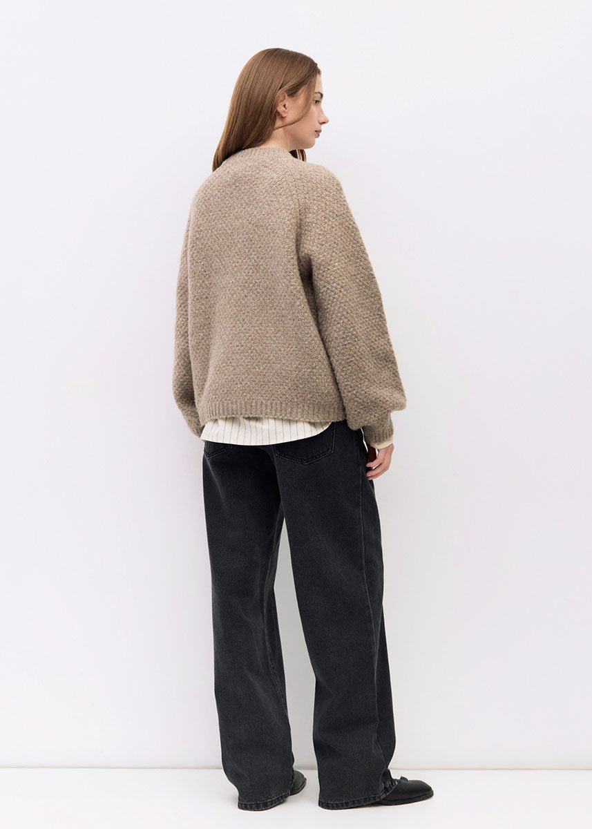 The Juna Cardigan - Khaki