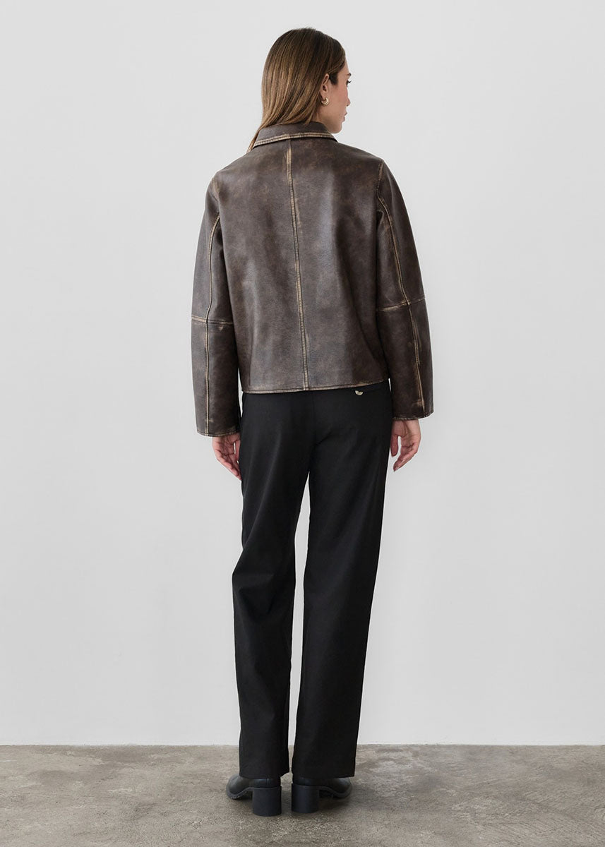 The Murph Jacket - Washed Brown