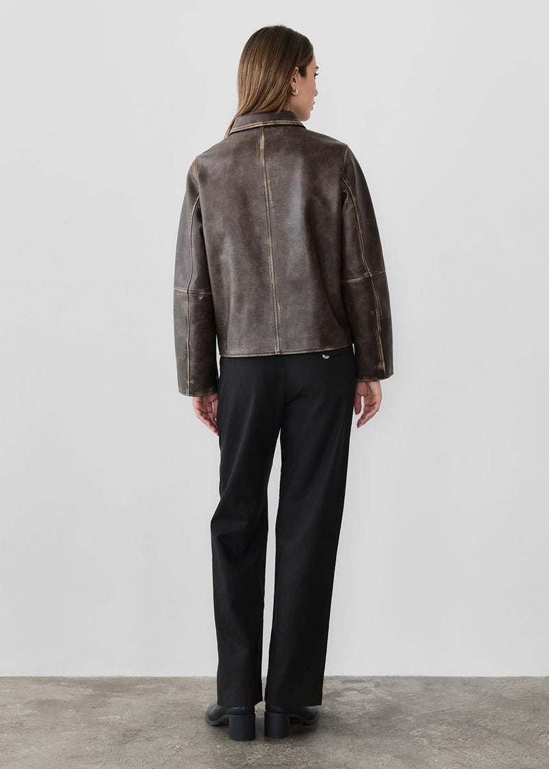 The Murph Jacket - Washed Brown