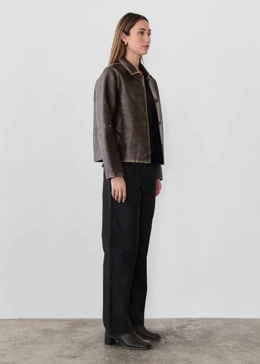 The Murph Jacket - Washed Brown
