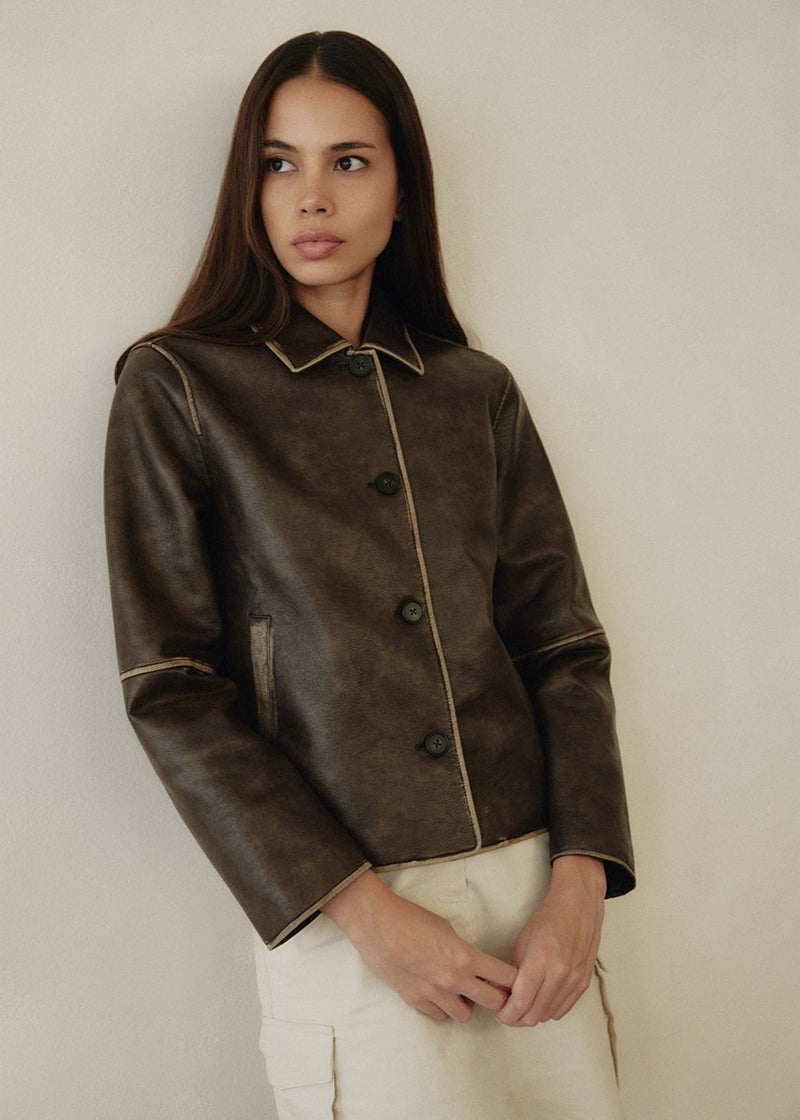 The Murph Jacket - Washed Brown