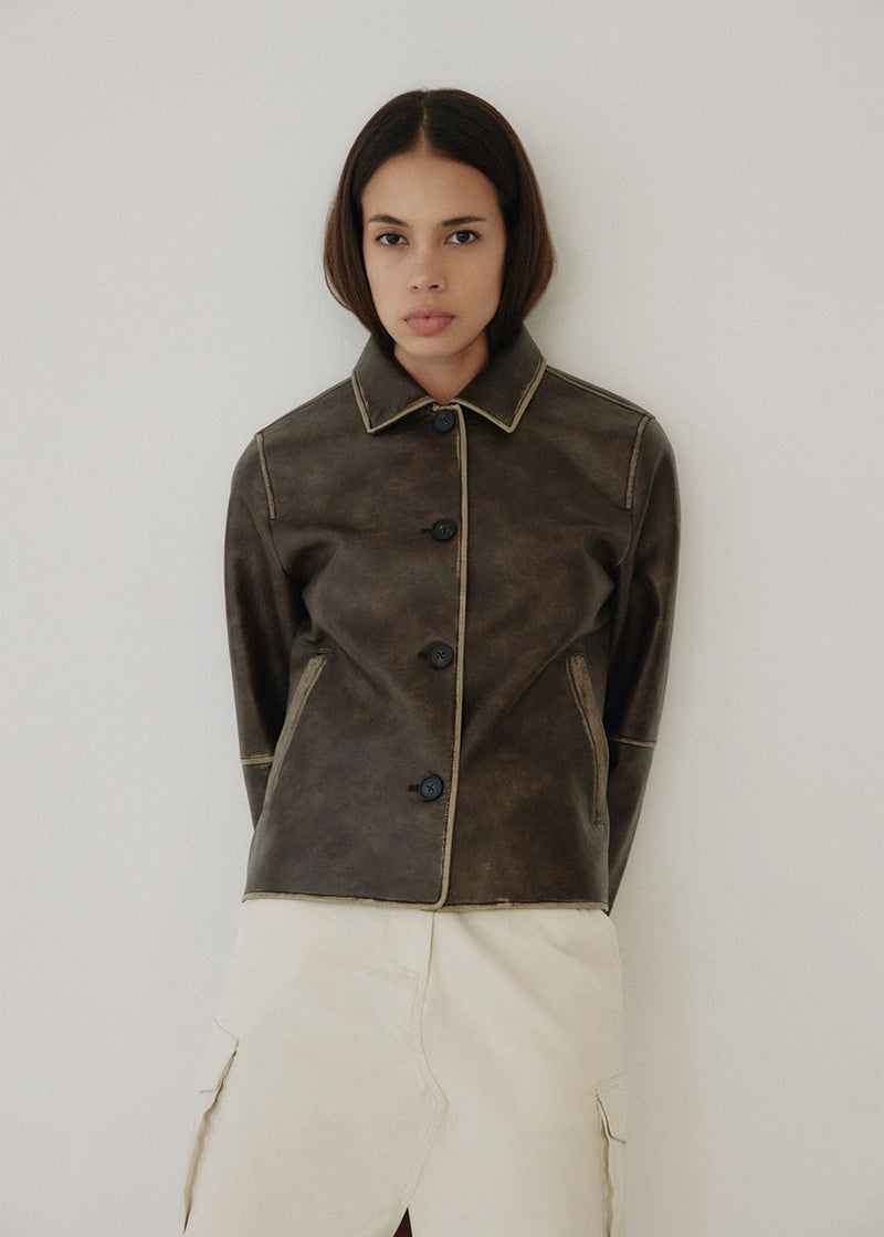 The Murph Jacket - Washed Brown