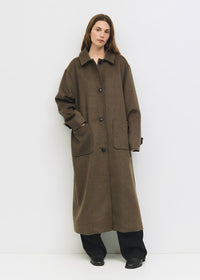 The London Coat - Brown