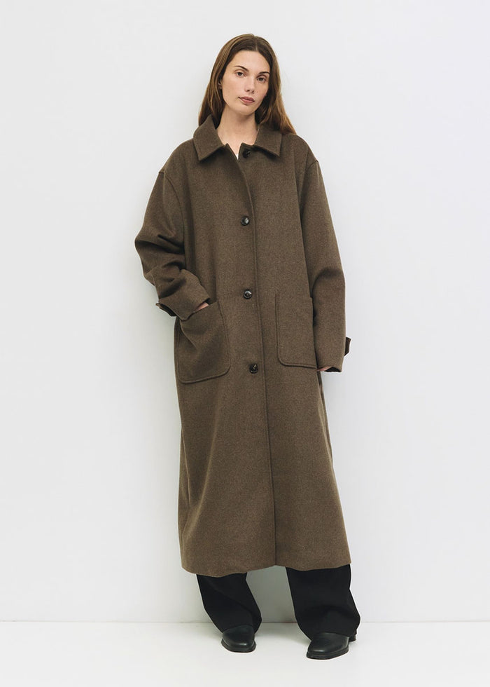 The London Coat - Brown