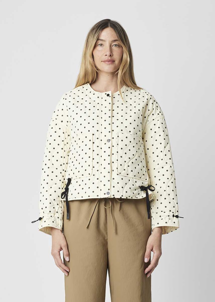 The Liv Jacket - Cream Black