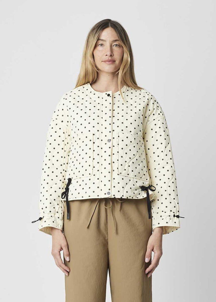 The Liv Jacket - Cream Black