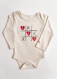 Tic-Tac-Chi Long Sleeve Onesie