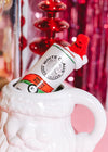 Merry Berry White Claus Ornament