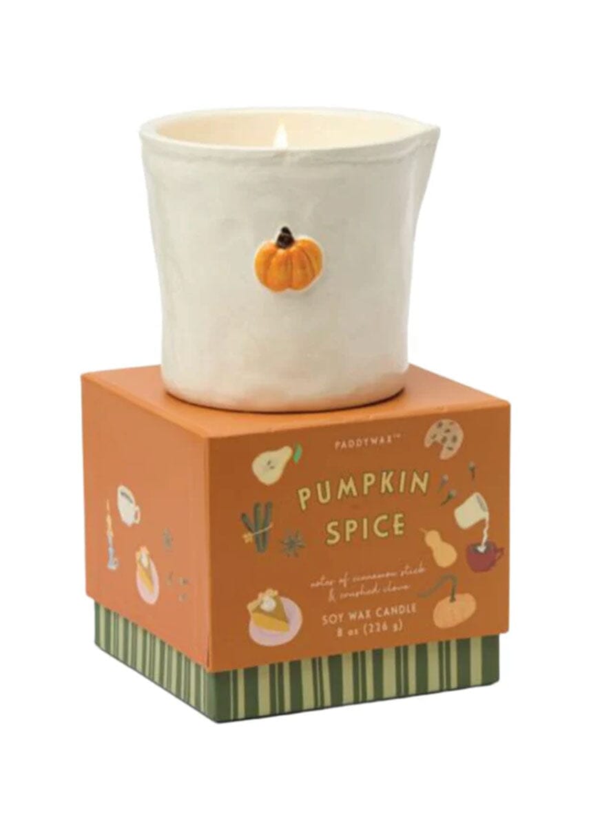 Bistro Pumpkin Ceramic Candle - Pumpkin & Spice - 8oz.