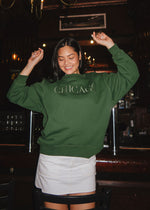 Chicago Embroidered Sweatshirt - Green