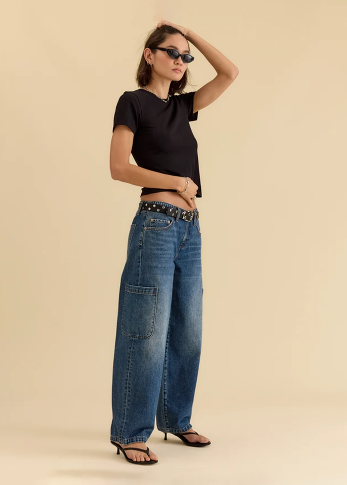 Mirage Mid-Rise Cargo Harem - Snap