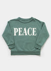 Peace Crewneck - Pine