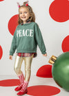 Peace Crewneck - Pine