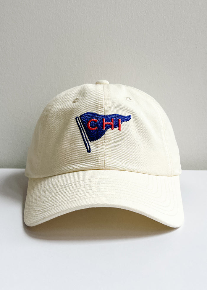 Chi Pennant Icon Hat - Ivory