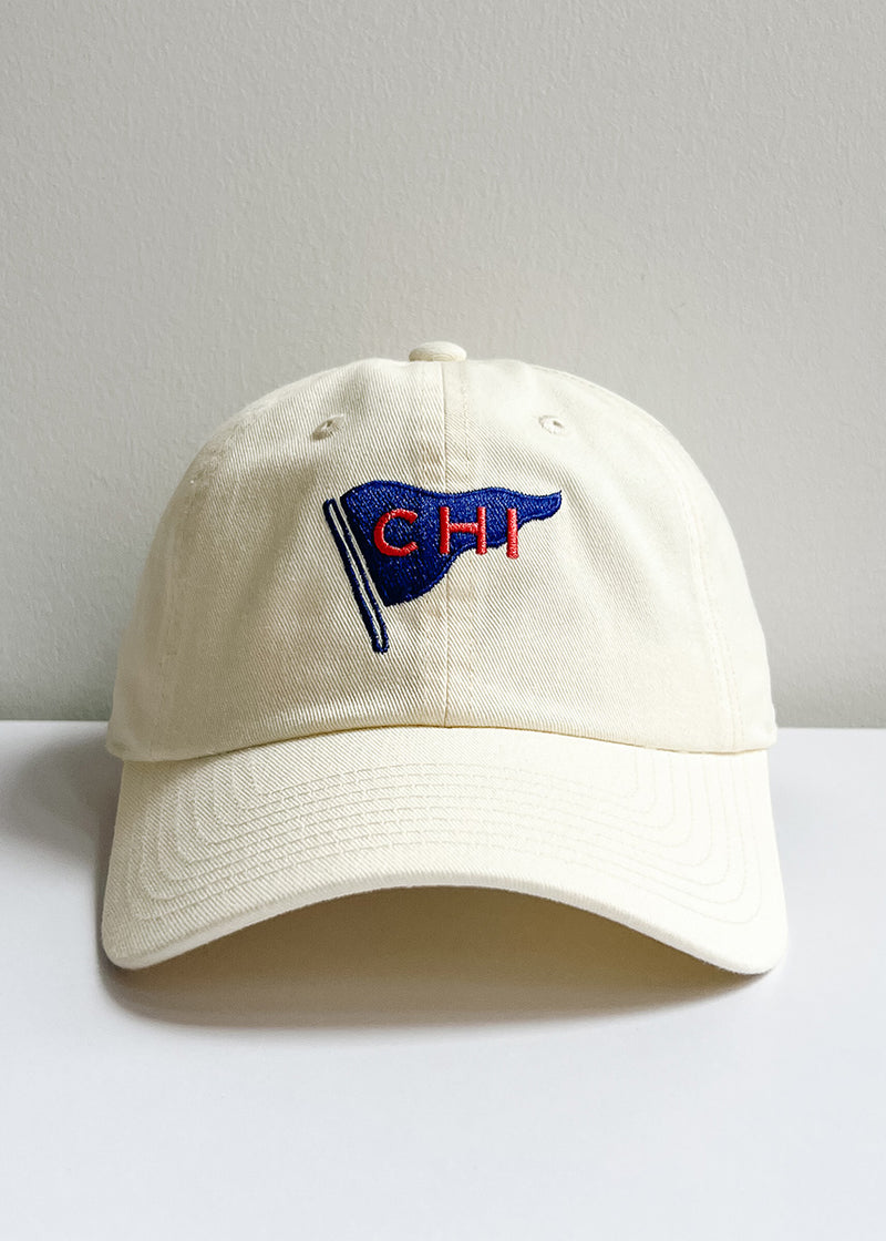 Chi Pennant Icon Hat - Ivory