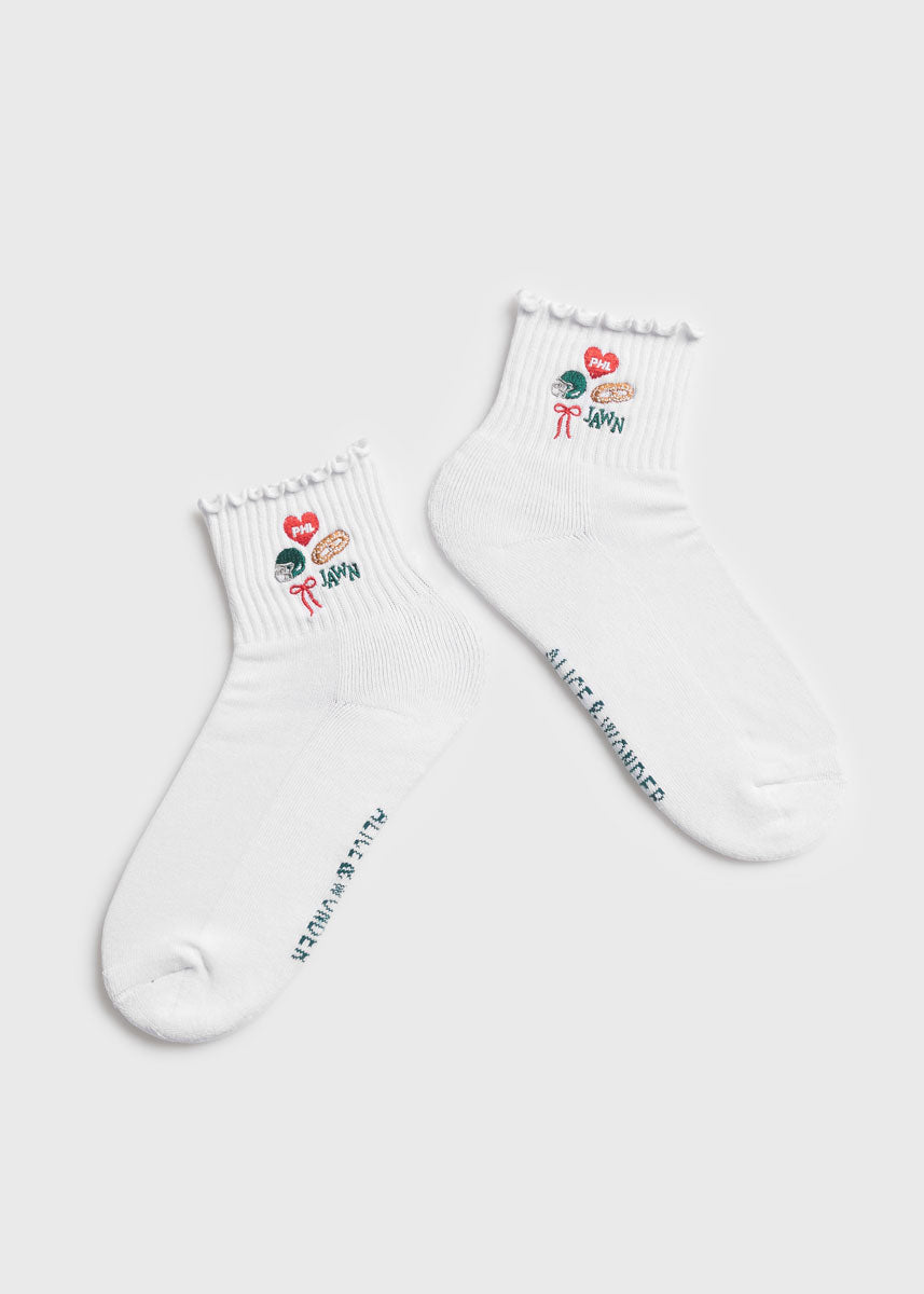 Philadelphia Icons Ruffle Sock