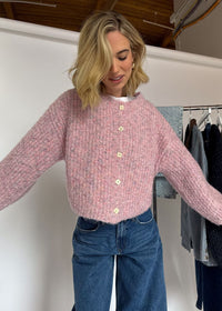 Rachel Oversized Cardigan - Blush