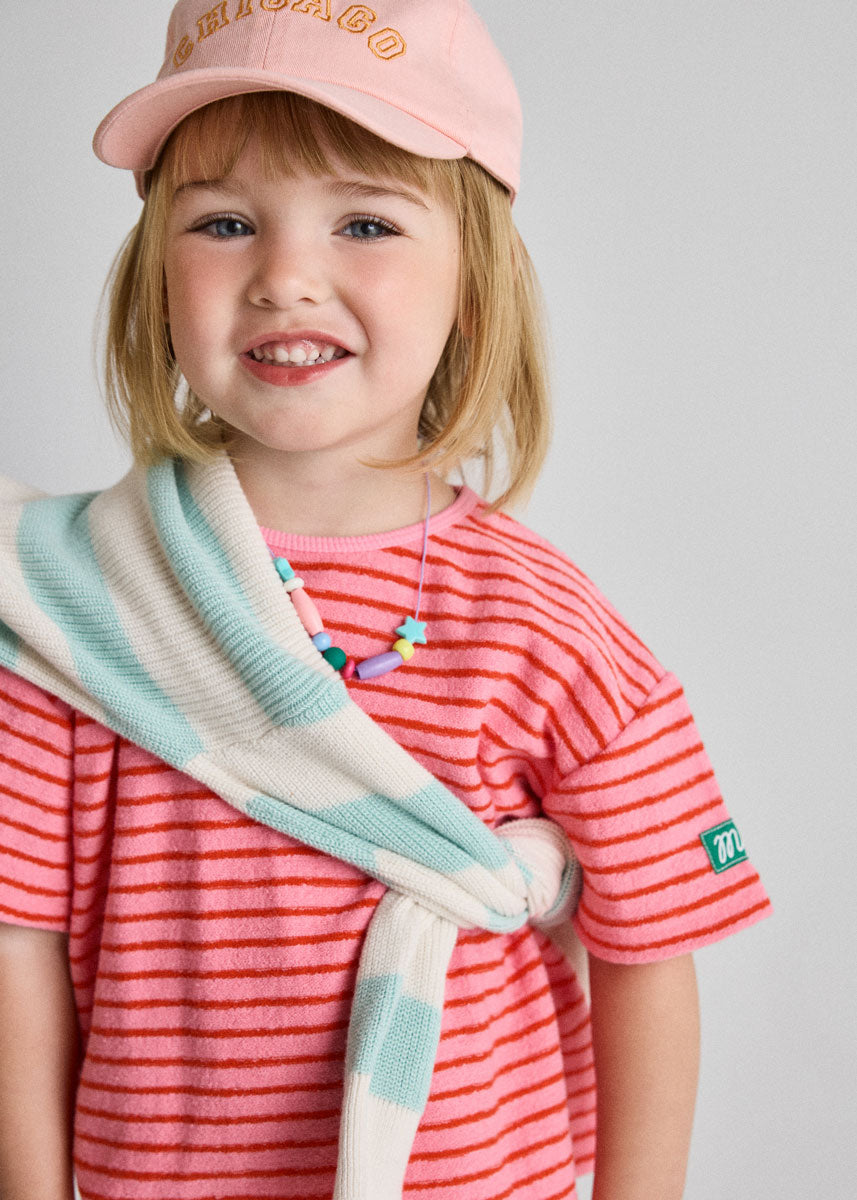 Toddler Chicago Arch Dad Hat - Pink & Orange