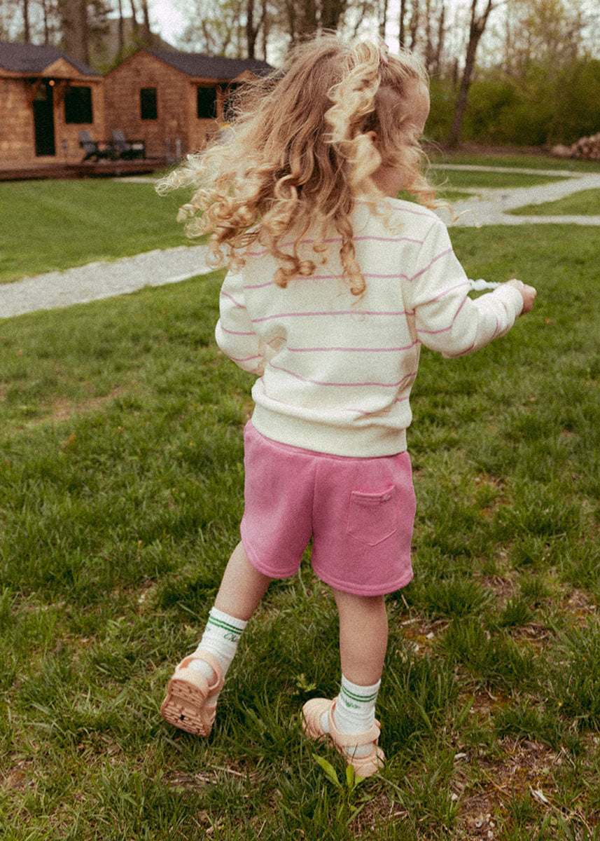 Chicago Stripe Set - Pink & Orange
