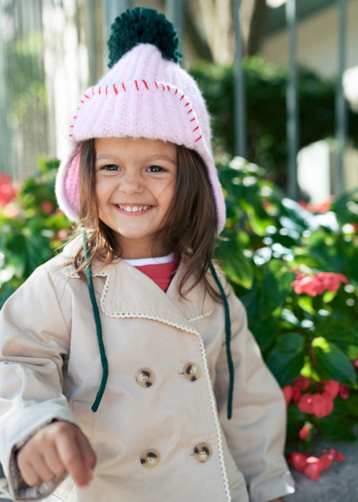 MAD HTR Trapper Hat - Toddler - Pink
