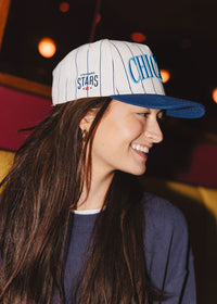Chicago Stars FC Pinstripe Puff Hat
