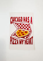 Chicago Has a Pizza My Heart Postcard