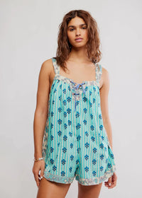 Port Au Prince Romper - Tea Combo