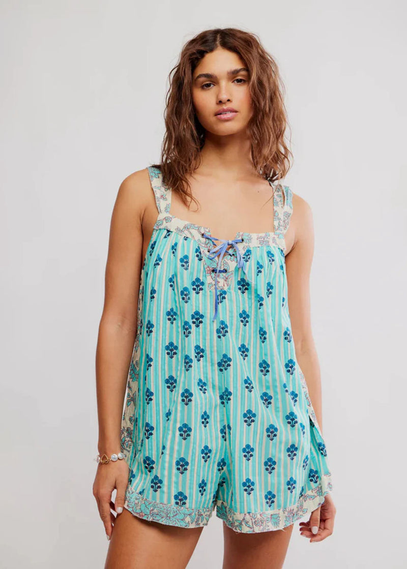 Port Au Prince Romper - Tea Combo