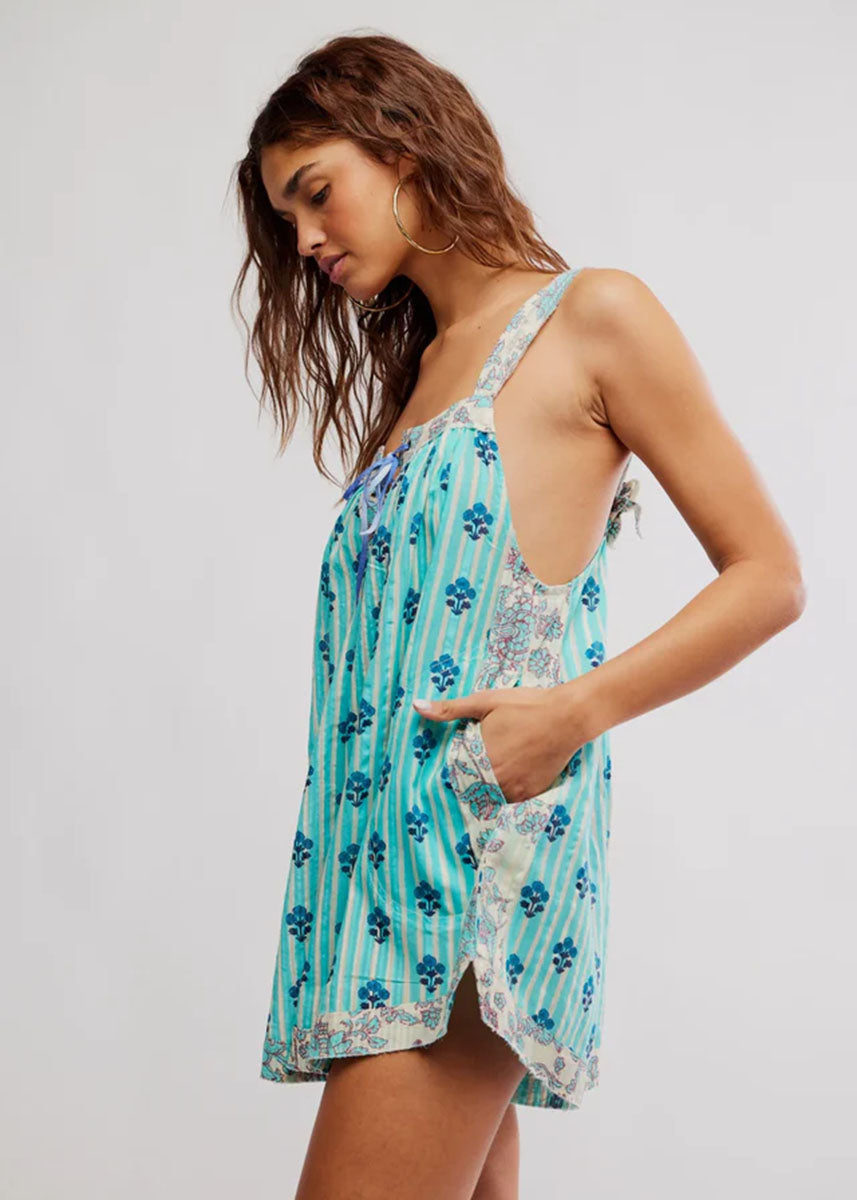 Port Au Prince Romper - Tea Combo