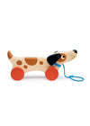 Puppy On Wheels Wooden Toy