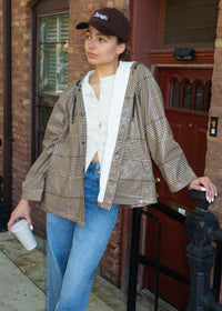 Jesse Raincoat - Houndstooth