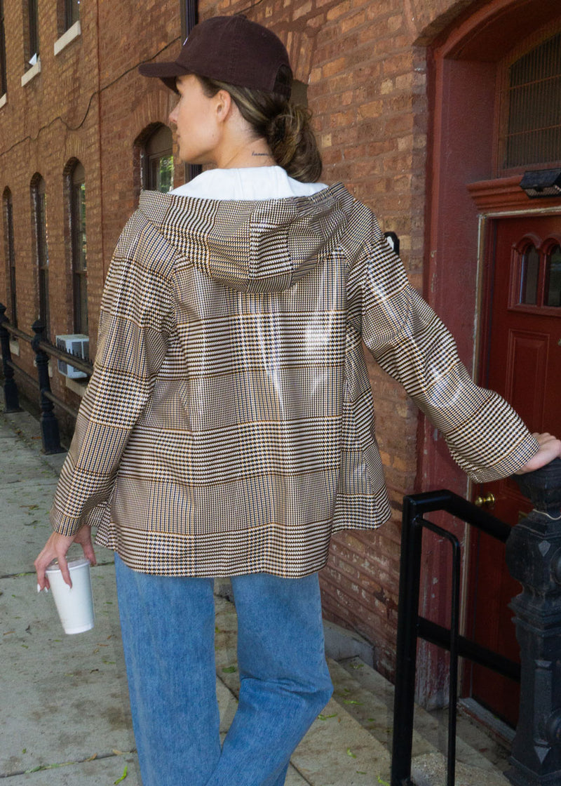 Jesse Raincoat - Houndstooth