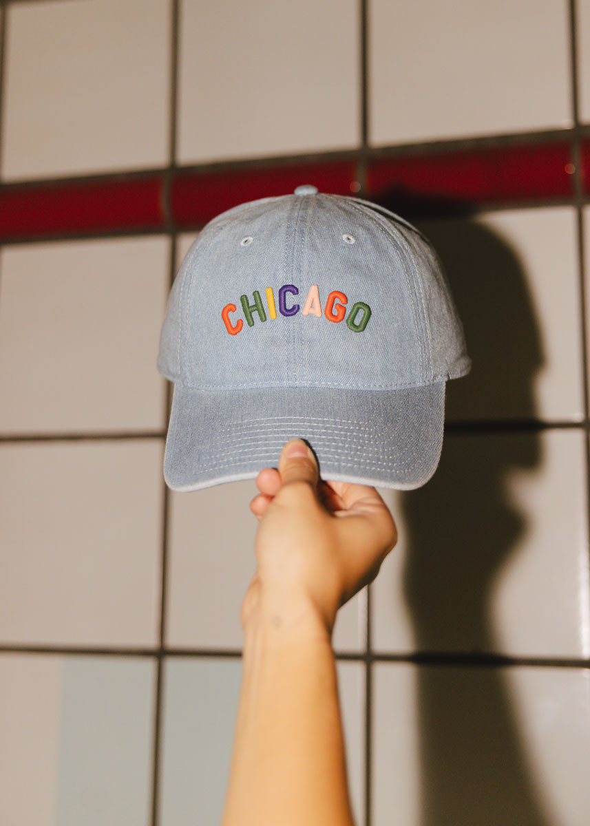 Sweet Home Chicago Denim Dad Hat