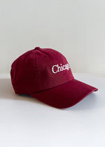 Chicago. Dad Hat - Burgundy