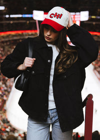 Blackhawks New Timer Chi Baseball Cap - Red